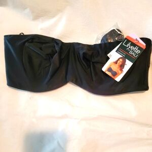 Lilyette- Bali Black Strapless Underwire Bra
